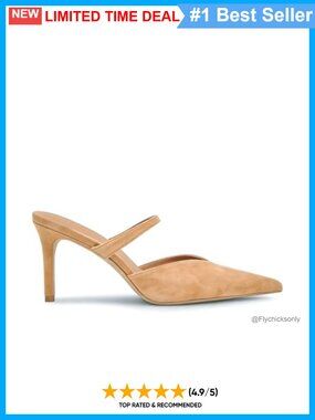 Pointed Toe Slip On Stiletto Heel Pumps Faux Leather 3.1 Inch